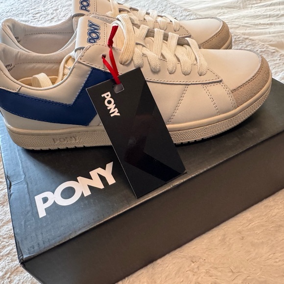 Pony Other - PONY Classic White and Blue Sneakers